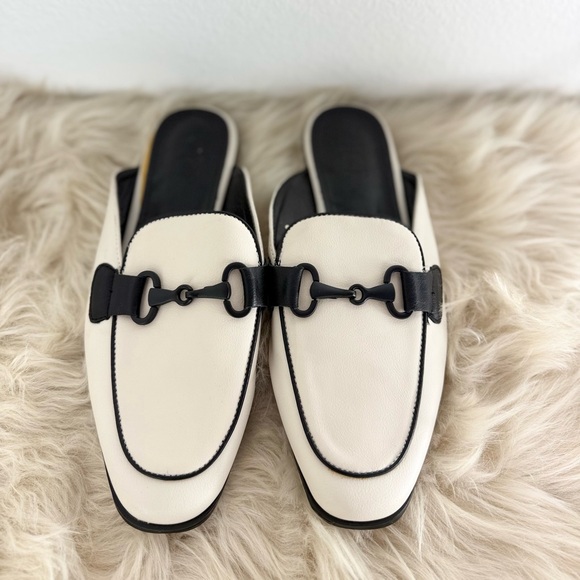 Vici Black and Cream Women's Mules - Picture 1 of 3